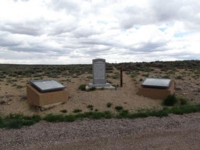 Burning Wagons Marker. Click for full size. Burning Wagons Marker image. Click for full size.