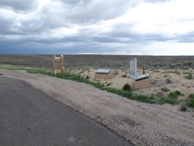 Burning Wagons Marker. Click for full size. Burning Wagons Marker image. Click for full size.