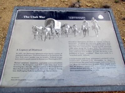 The Utah War Marker. Click for full size. The Utah War Marker image. Click for full size.