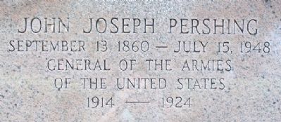 John Joseph Pershing Monument image. Click for full size.