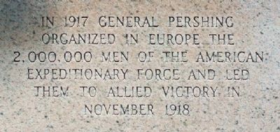 John Joseph Pershing Monument image. Click for full size.