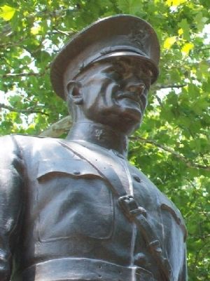 John Joseph Pershing Statue Detail image. Click for full size.