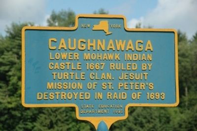 Caughnawaga Marker image. Click for full size.