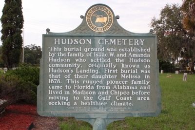 Hudson Cemetery Marker image. Click for full size.