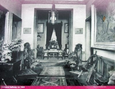 Entrance Hallway. ca. 1925 image. Click for full size.
