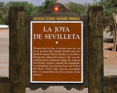La Joya de Sevilleta Marker image. Click for full size.
