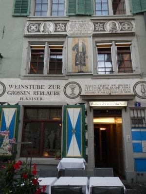 (Goethe Stayed Here) Marker. Click for full size. (Goethe Stayed Here) Marker image. Click for full size.