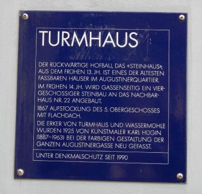 Turmhaus Marker image. Click for full size.