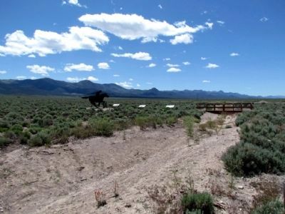 Pony Express Sculpture and Markers. Click for full size. Pony Express Sculpture and Markers image. Click for full size.