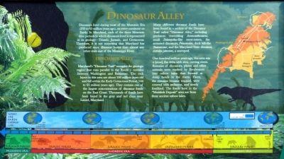 Dinosaur Alley Marker. Click for full size. Dinosaur Alley Marker image. Click for full size.
