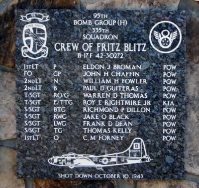 Crew Of Fritz Blitz Marker image. Click for full size.