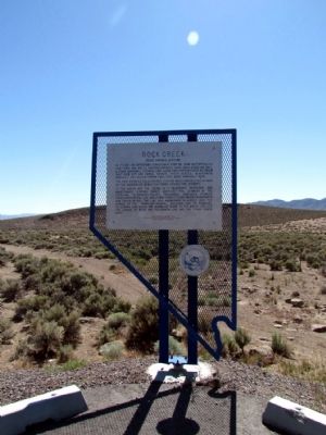 Rock Creek Marker <i>Original</i> image. Click for full size.