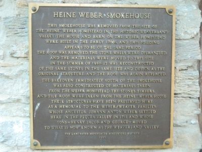 Heine Weber Smokehouse Marker image. Click for full size.
