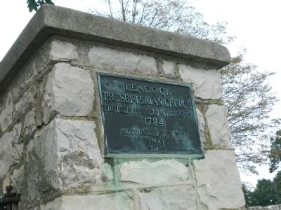 Leacock Presbyterian Church Marker image. Click for full size.