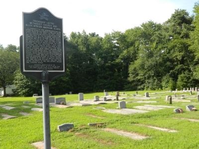 Marker and Church Cemetery image. Click for full size.