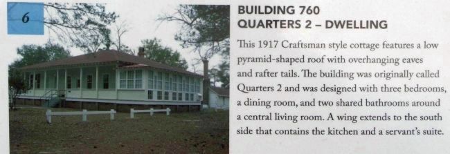 Quarters 2 Building 760 - cottage built in 1917 image. Click for full size.