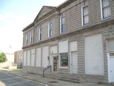 Allen Hotel and Marker. Click for full size. Allen Hotel and Marker image. Click for full size.