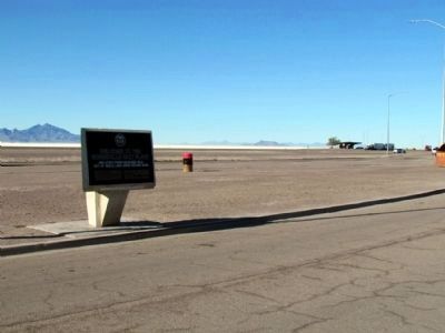 Welcome to the Bonneville Salt Flats Marker image. Click for full size.