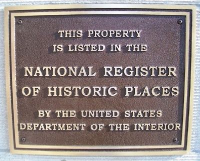 Linn County Courthouse NRHP Marker. Click for full size. Linn County Courthouse NRHP Marker image. Click for full size.