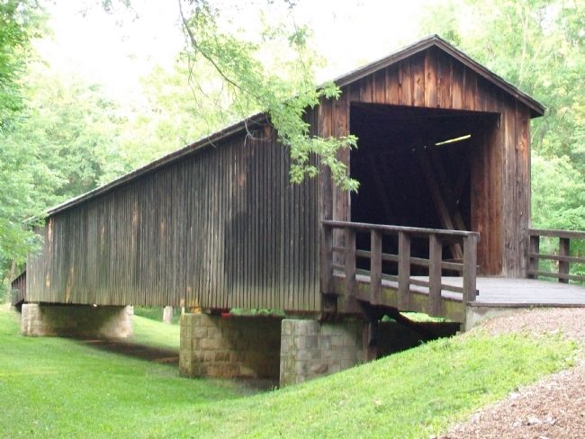 Locust Creek Covered Bridge. Click for full size. Locust Creek Covered Bridge image. Click for full size.