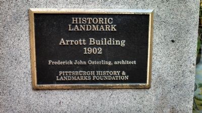 Arrott Building Marker image. Click for full size.