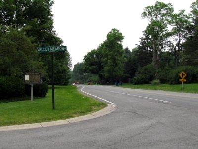 Michigan Road Marker. Click for full size. Michigan Road Marker image. Click for full size.