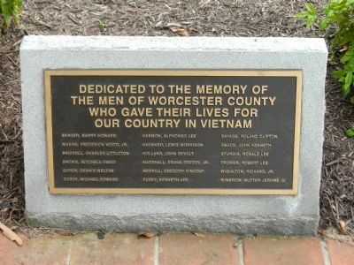 Vietnam War Memorial Marker Marker image. Click for full size.