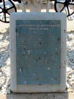 Discovery of Kettleman North Dome Marker image. Click for full size.