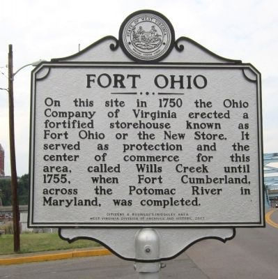Fort Ohio Marker image. Click for full size.