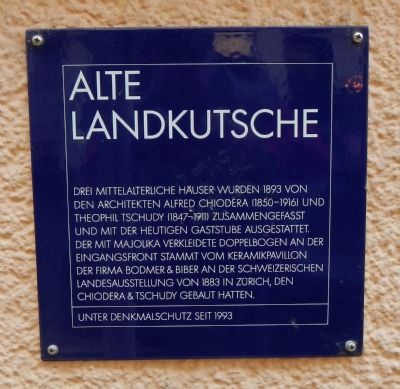 Alte Landkutsche Marker. Click for full size. Alte Landkutsche Marker image. Click for full size.