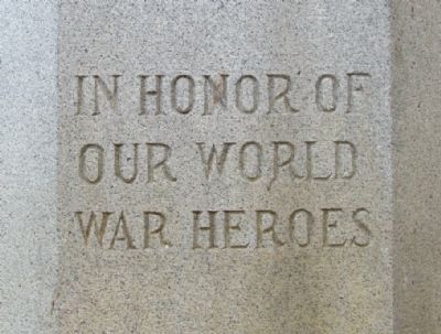 Lompoc World War I Monument Marker. Click for full size. Lompoc World War I Monument Marker image. Click for full size.