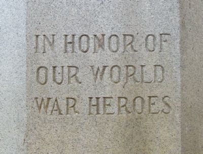 Lompoc World War I Monument Marker image. Click for full size.