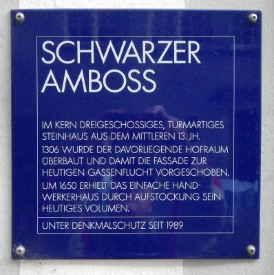 Schwarzer Amboss Marker. Click for full size. Schwarzer Amboss Marker image. Click for full size.