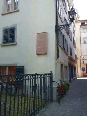 Judengasse Marker. Click for full size. Judengasse Marker image. Click for full size.