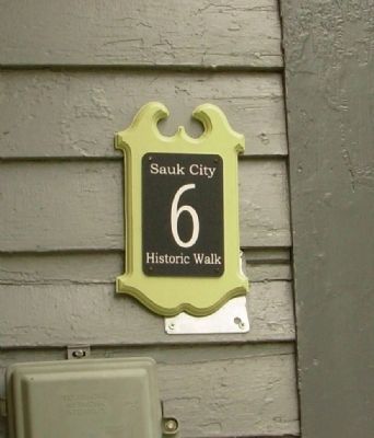 Sauk City Historic Walk No. 6 image. Click for full size.