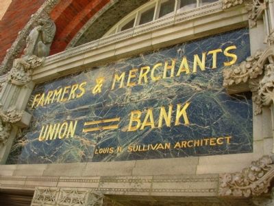 Farmers and Merchants Union Bank image. Click for full size.
