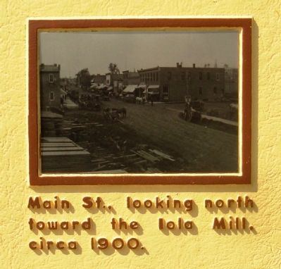 Iola’s Early History Marker. Click for full size. Iola’s Early History Marker image. Click for full size.