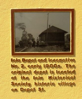 Iola’s Early History Marker. Click for full size. Iola’s Early History Marker image. Click for full size.