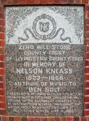 Zero Mile Stone Marker. Click for full size. Zero Mile Stone Marker image. Click for full size.