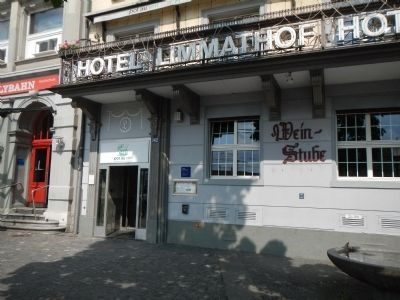 Hotel Limmathof Marker image. Click for full size.