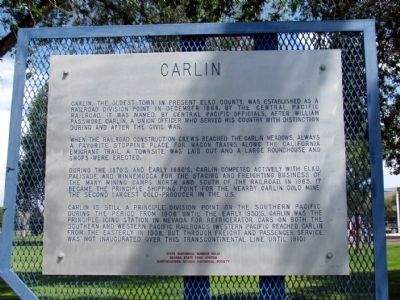 Carlin Marker image. Click for full size.