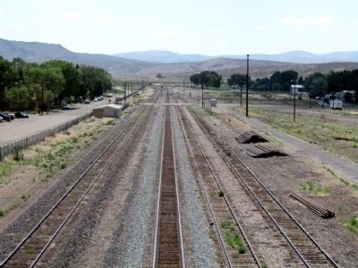 Union Pacific Railroad Tracks in Carlin image. Click for full size.