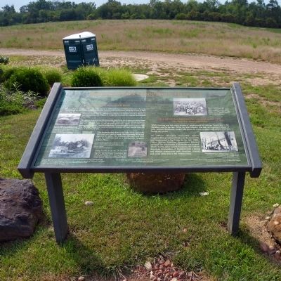 Dinosaur Park's Industrial Heritage Marker. Click for full size. Dinosaur Park's Industrial Heritage Marker image. Click for full size.