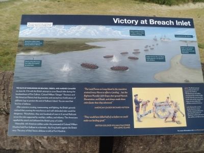 Victory at Breach Inlet Marker image. Click for full size.