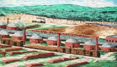 Shale Hill Brick & Tile Plant Mural Detail. Click for full size. Shale Hill Brick & Tile Plant Mural Detail image. Click for full size.
