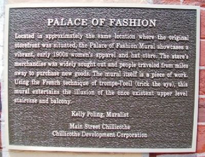 Palace of Fashion Marker. Click for full size. Palace of Fashion Marker image. Click for full size.
