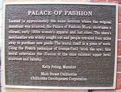 Palace of Fashion Marker image. Click for full size.