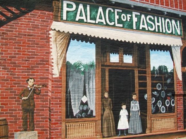 Palace of Fashion Mural Detail. Click for full size. Palace of Fashion Mural Detail image. Click for full size.