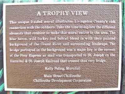 A Trophy View Marker. Click for full size. A Trophy View Marker image. Click for full size.