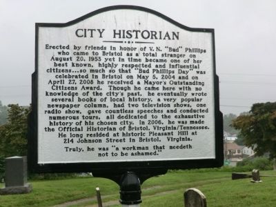 City Historian Marker image. Click for full size.
